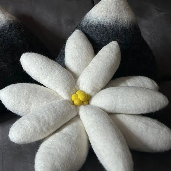 Cuscino Edelweiss in lana - immagine 2