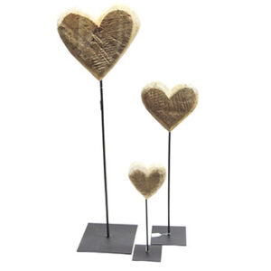 Deco cuore con stelo S